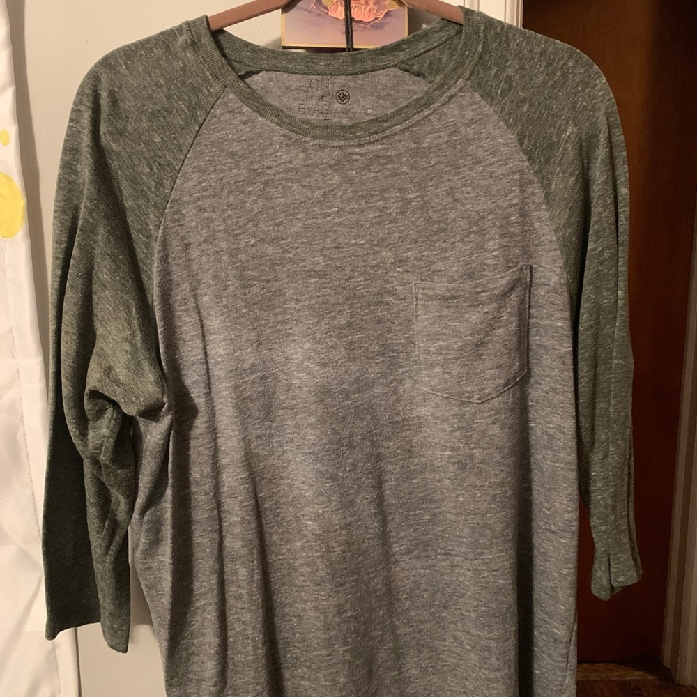 Jersey Tee 3/4 Sleeve with Pocket Shirt